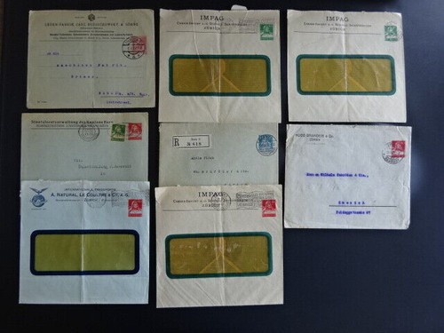 SCHWEIZ und ÖSTERREICH 1900- 1920 ca GANZSACHEN mit PRIVATZUDRUCK (C3590c - Picture 2 of 2