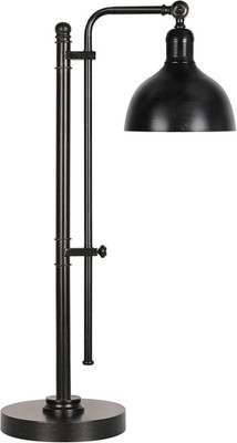Rustic Adjustable Desk Lamp in Aged Bronze Finish for Home Office & Study