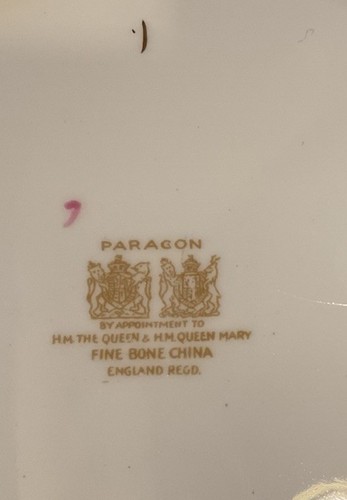 PARAGON :: 7” SALAD LUNCHEON PLATE “Hydrangea” DOUBLE WARRANT ENGLAND - Picture 2 of 11