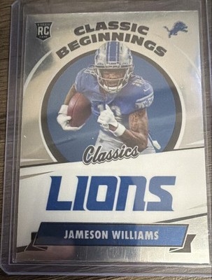 2022 Panini Classics - Classic Beginnings Jameson Williams #CB-12 Silver (RC)