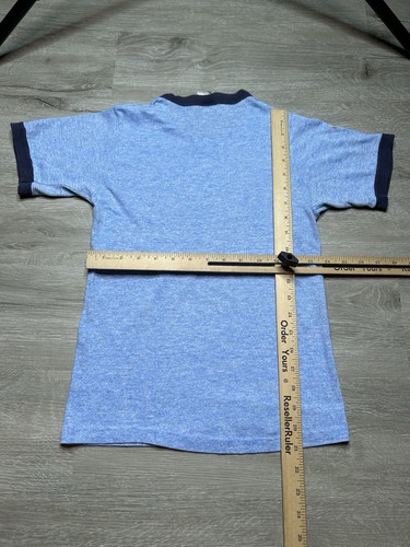 T shirt vintage années 70 80 SS Volendam bateau sonnerie bleu bruyère - Photo 5/6