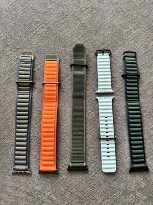 Original Apple Watch 49mm Ultra Armbänder Alpine Loop Trail
