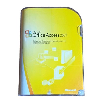 Microsoft Office Access 2007 Database Software for Windows English CD Retail 1PC