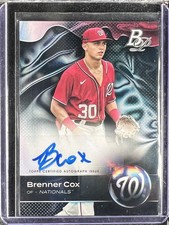 Cox, Brenner - 2023 Bowman Platinum - Autograph