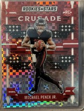 2024 Panini Rookies & Stars - Crusade Michael Penix Jr. #C-MPJ Red Plaid (RC)