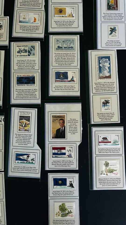 Estampillas de Estados Unidos - Colección de 50 estados y territorios Foto 3 de 4