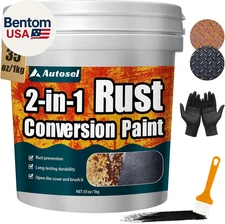 2-In-1 Rust Converter & Metal Primer, Stops Rust,Rust Inhibitor Paint for Metal,
