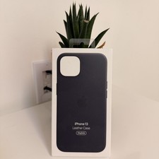 New Apple iPhone 13 Leather MagSafe Case Midn...