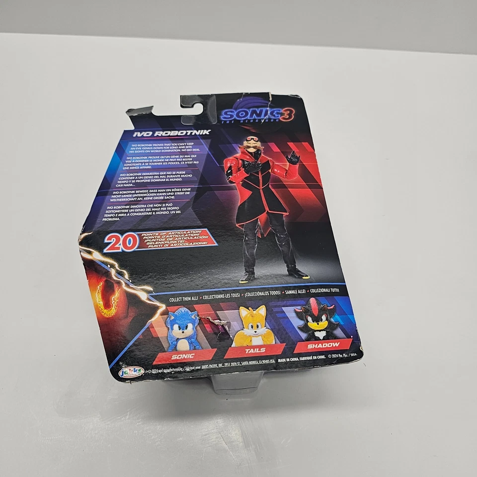 JAKKS Sonic the Hedgehog 3 Movie Ivo Robotnik 5-inch Collection Action Figure - Image 2 of 4