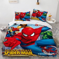 Spider-Man Miles Morales Bedding Set Duvet Cover Pillowcase Comforter Cover