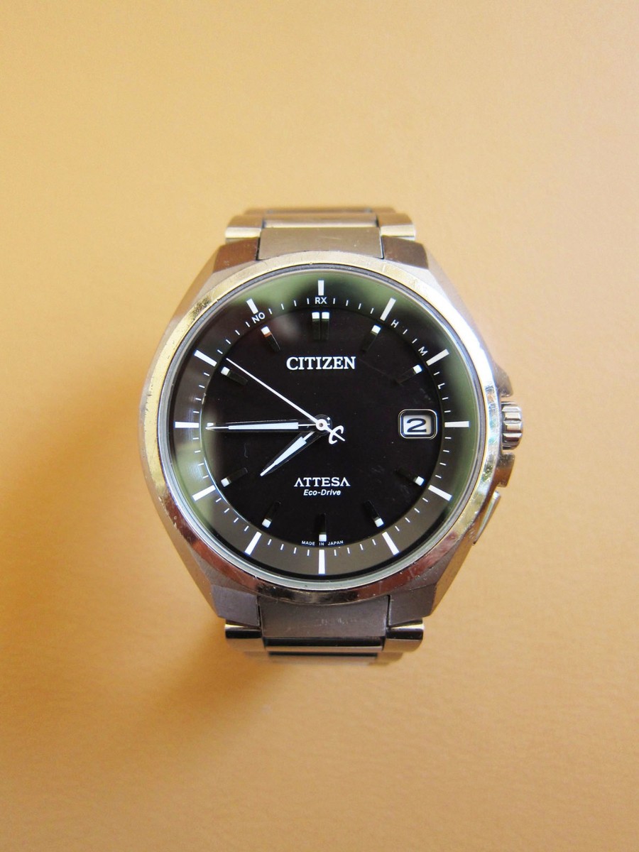 CITIZEN Attesa Eco-Drive H110-T016308 Y Titanium Radio Wave Men's