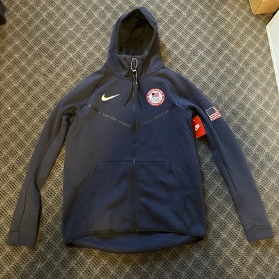 Nike Tech Fleece Hoodie Team USA Olympic 2016 Men's Size L NEW
