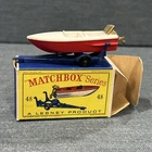 Vintage Matchbox Lesney No.48 Trailer with  sports boat and Original Box