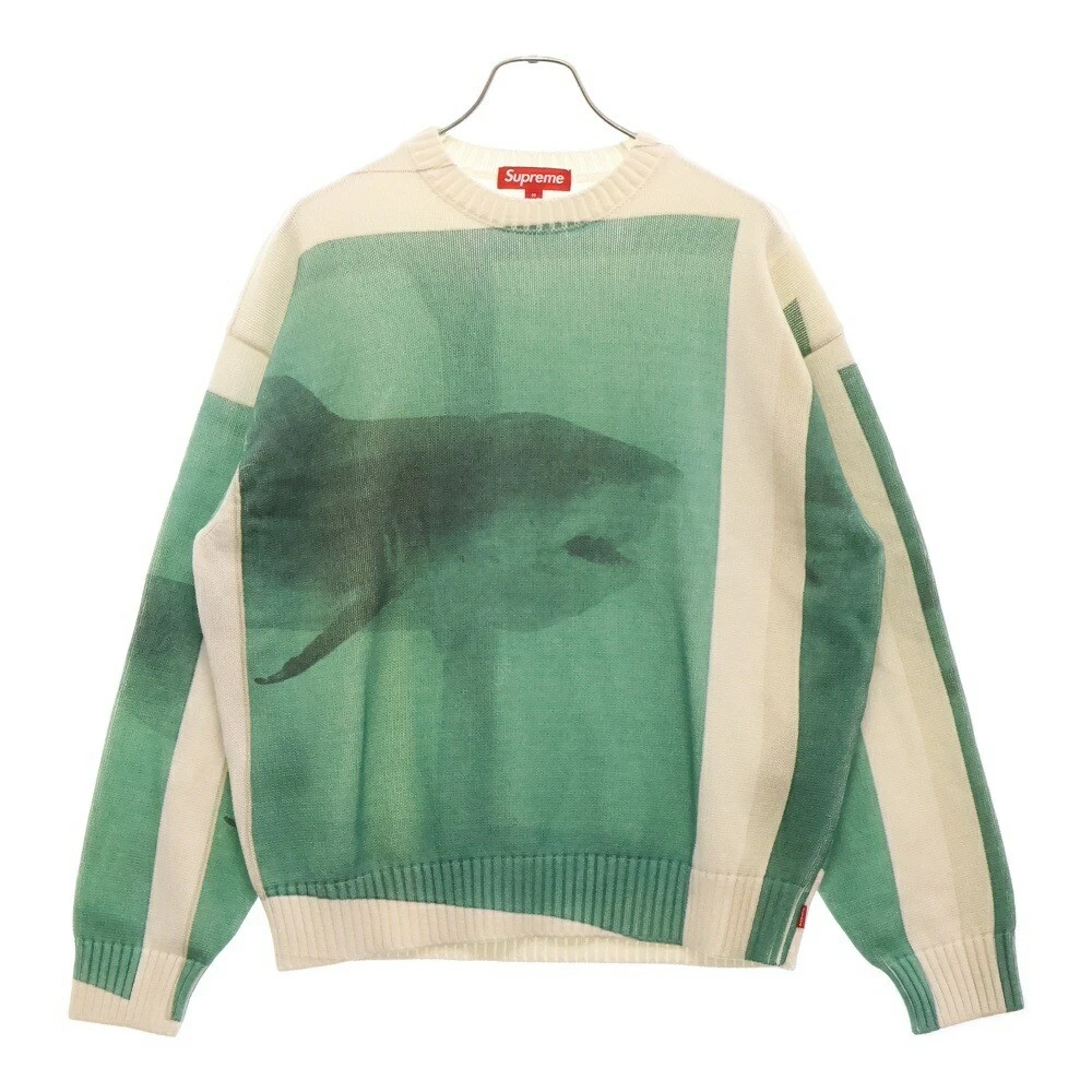 Pull haut damien col rond Hearst tricot blanc Supreme taille M 25Ss Fkj28