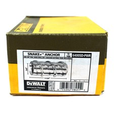 (100) DeWALT 6400SD-PWR SNAKE+ Anchor Internally Threaded Anchor 1/4" x 1-1/4" b