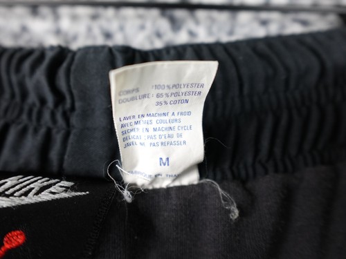 Pantalones de chándal Nike Jordan para hombre medianos negros rojos logotipo bordado vintage años 90 collar - Imagen 17 de 18