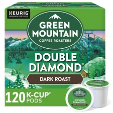 Green Mountain Coffee, Double Diamond,  K-Cup Pods, Dark Roast Coffee, 120 Count