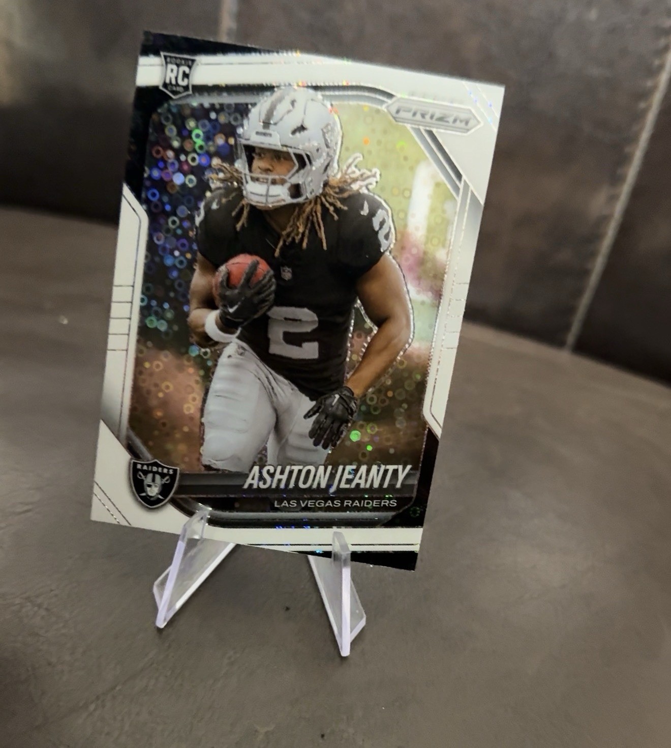 2025 Panini Prizm - Rookies Ashton Jeanty #315 White Disco Prizm (RC)