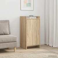 Sideboard Sonoma-Eiche 40X36X80 Cm Holzwerkstoff Kommode Wohnzimmer