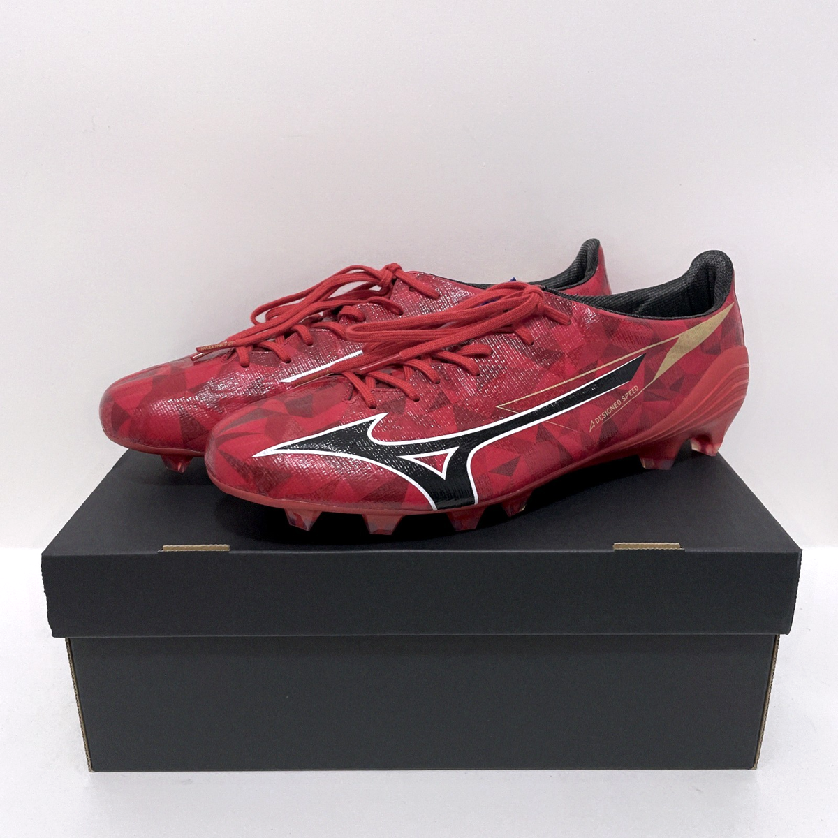 Mizuno Alpha II JAPAN P1GA256060 Ruby Red x Black Soccer Footbal