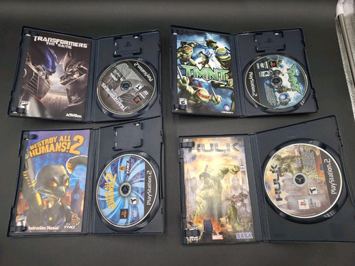 Sony PlayStation 2 PS2 Slim Console Nera (SCPH-90001) Bundle con 4 giochi TESTATI! - Foto 9 di 11