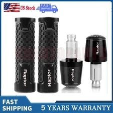 22MM CNC Handlebar Grips Handle Bar End Cap For Yamaha Raptor 700 700R 660R 350R