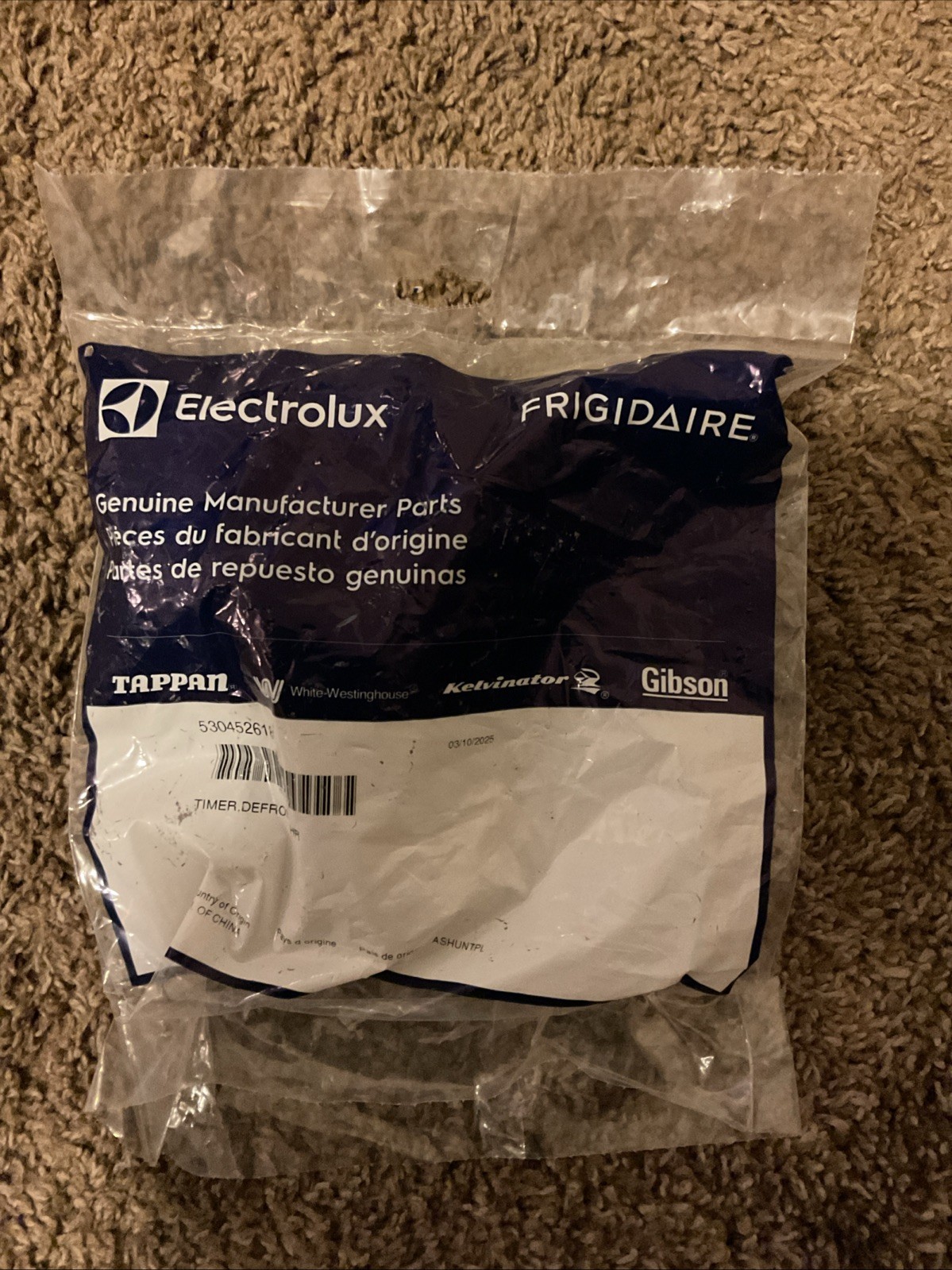 Frigidaire 5304526183  REFRIGERATOR Defrost Timer  (5304522331)