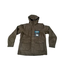 NEW Kuhl Kollusion Fleece Lined Turkish Coffee Brown Hooded Full ZIp Jacket NWT