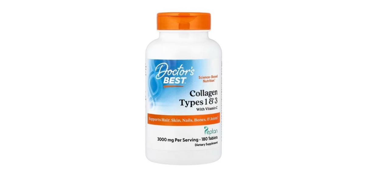 Doctor's Best Collagen Types 1 And 3 With Vitamin C 1000 Mg 180 Tablets - Image 3