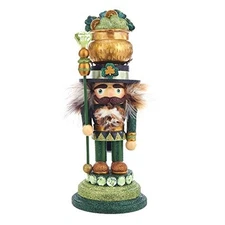 Kurt S. Adler Hollywood Nutcracker Collection, Green Irishman, 12in