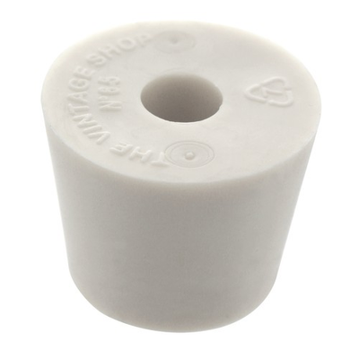 #ad 1 X Rubber Stopper Size 6.5 Drilled $5.42