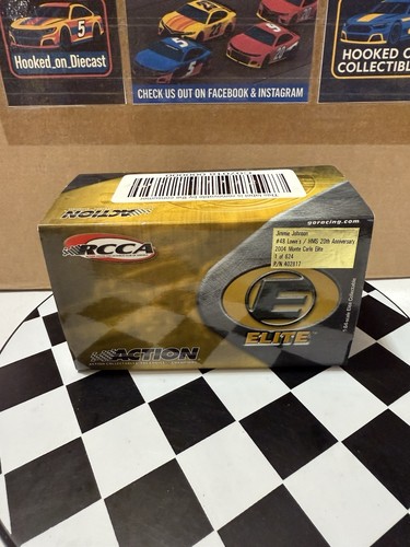 Jimmie Johnson ELITE #48 Lowe’s HMS 20th Anniversary 2004 1/64 Nascar Diecast - Picture 7 of 8