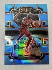 2023-24 Panini Select Donovan Mitchell Concourse #38 Light Blue Prizm /299