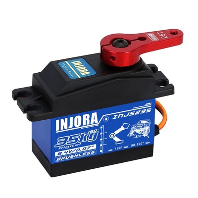 INJORA 35KG Brushless Waterproof High Voltage Servo Motor High Torque Digital...