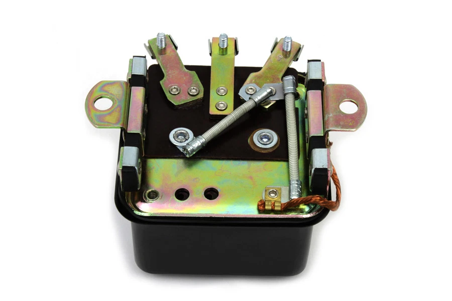 Black 6 Volt Mechanical Regulator fits Harley Davidson - Image 3 of 4