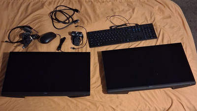 GAMING Dell E2225HM 21.5in FHD 100Hz LCD Monitor HDMI/DisplayPort/VGA Wall Mount