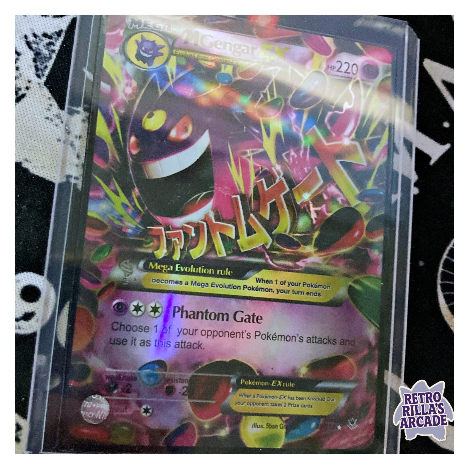 M Gengar EX 35/119 XY - Phantom Forces Holo (NM/MINT) +TOPLOADER (Ultra Rare!)