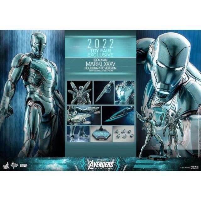 Hot Toys Avengers Endgame Iron Man Mark LXXXV 12 in Action