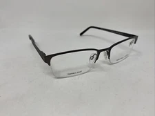 GEOFFREY BEENE G 458 DGN DARK GUNMETAL 55/18/145 B:35 FLEX HINGE EYEGLASSES IM07