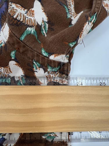 COLOURS Alexander Julian Mallard Duck All Over Print Vintage Color Block Shirt - Picture 7 of 8