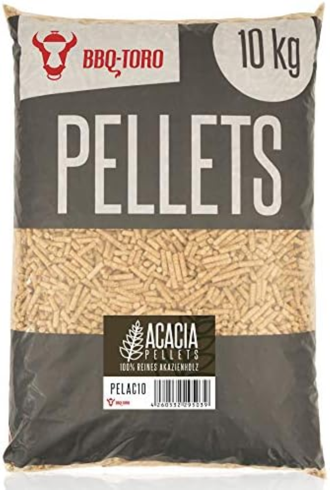 BBQ-Toro Pellet di Acacia Pellet in legno di acacia al 100% | Pellet di acacia p