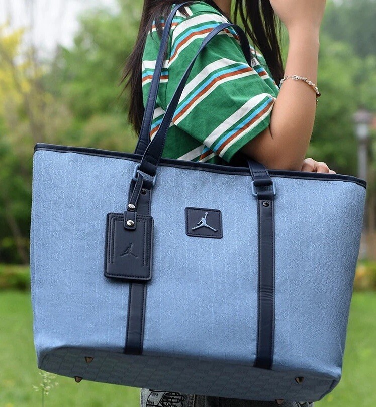 Brand New Nike Jordan Monogram Tote bag Color Blue | eBay