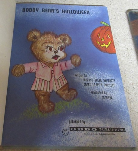 Vintage 1966 "BOBBY BEAR'S HALLOWEEN" Helmrath & Bartlett Child's Book FREE S/H - Picture 4 of 8