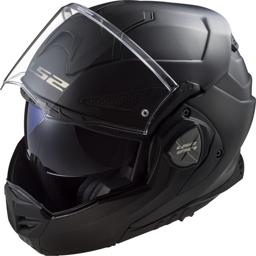CASCO MOTO REVERSIBILE LS2 ADVANT X IN FIBRA NERO OPACO 2025 TAGLIA XL SALDI - Foto 2 di 5
