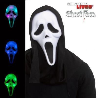 Fun World Geist Gesicht Schrei Farbwechsel Maske Halloween Kostüm