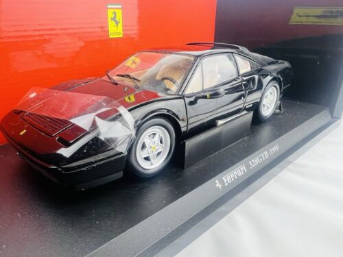 RARE 1/18 Kyosho Hot Wheels 1988 Black Ferrari 328GTB DIECAST Model CAR - Picture 7 of 16