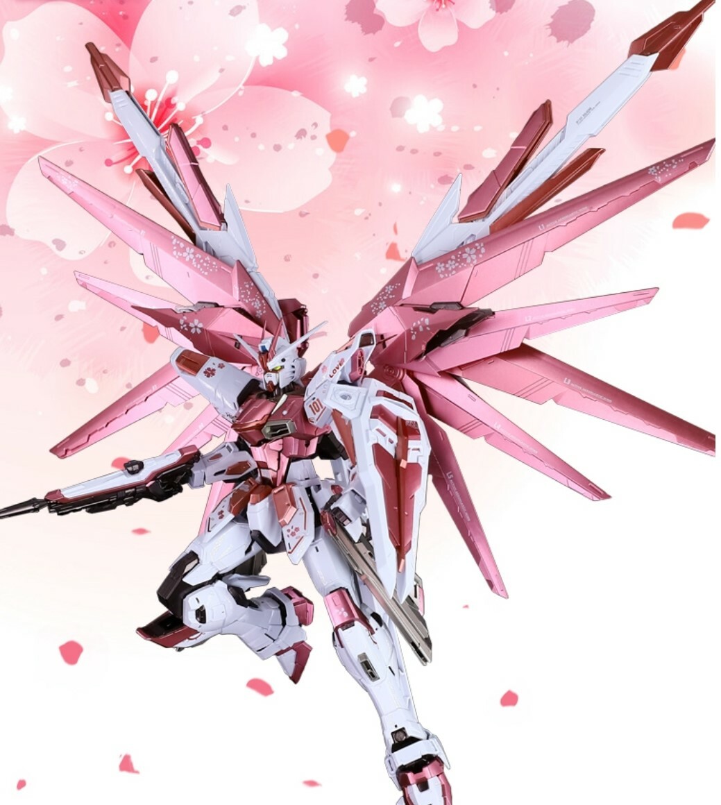 JanneDaArc FREEDOM/桜acoustic ver. Sakura PINK Gundam Seed Freedom x10A custom coating MG 1/100