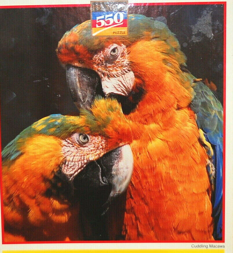 Jigsaw Puzzles Kodacolor Cuddling Macaws, Grizzly Bear & Tiger  Lot of 3  S9388 - Image 4 of 4