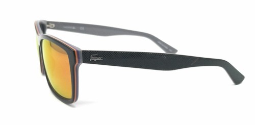 Lacoste Sunglasses L705S 003 Black-Grey Rectangle Men 57x13x140 - 第 3/8 張圖片
