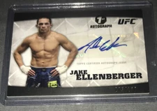 Jake Ellenberger 2010 Topps UFC KO Knockout Auto /188 Autograph